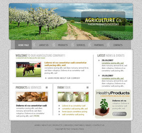 歐美農(nóng)牧業(yè)網(wǎng)站網(wǎng)頁(yè)模板設(shè)計(jì)指南